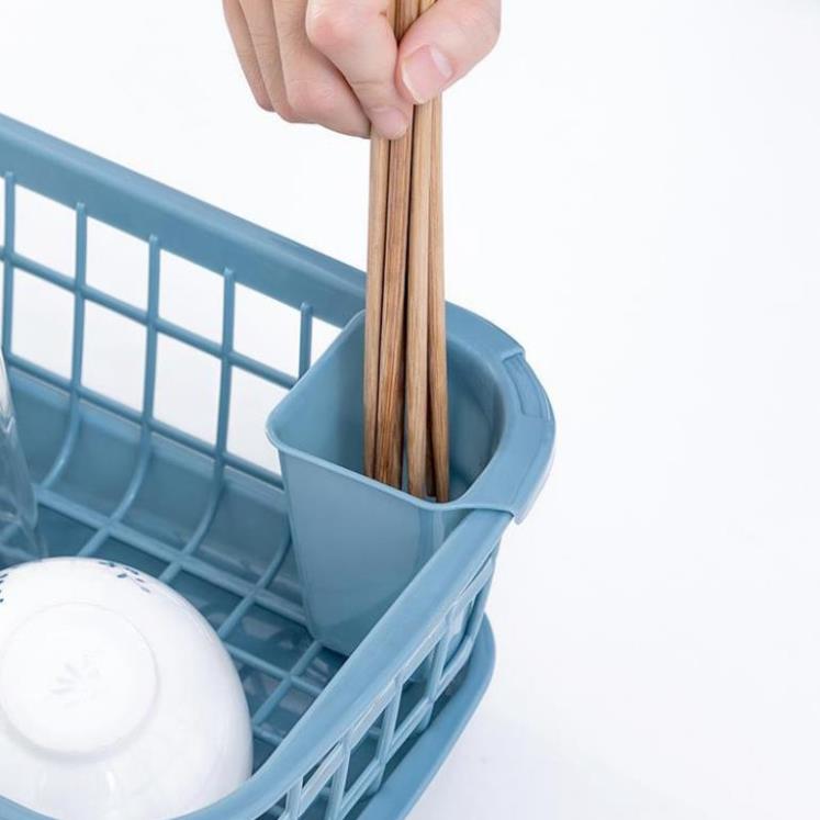 Đồ úp chén dĩa Rổ úp chén dĩa có khay thoát nước 45x23x13cm vô cùng thuận tiện 8397