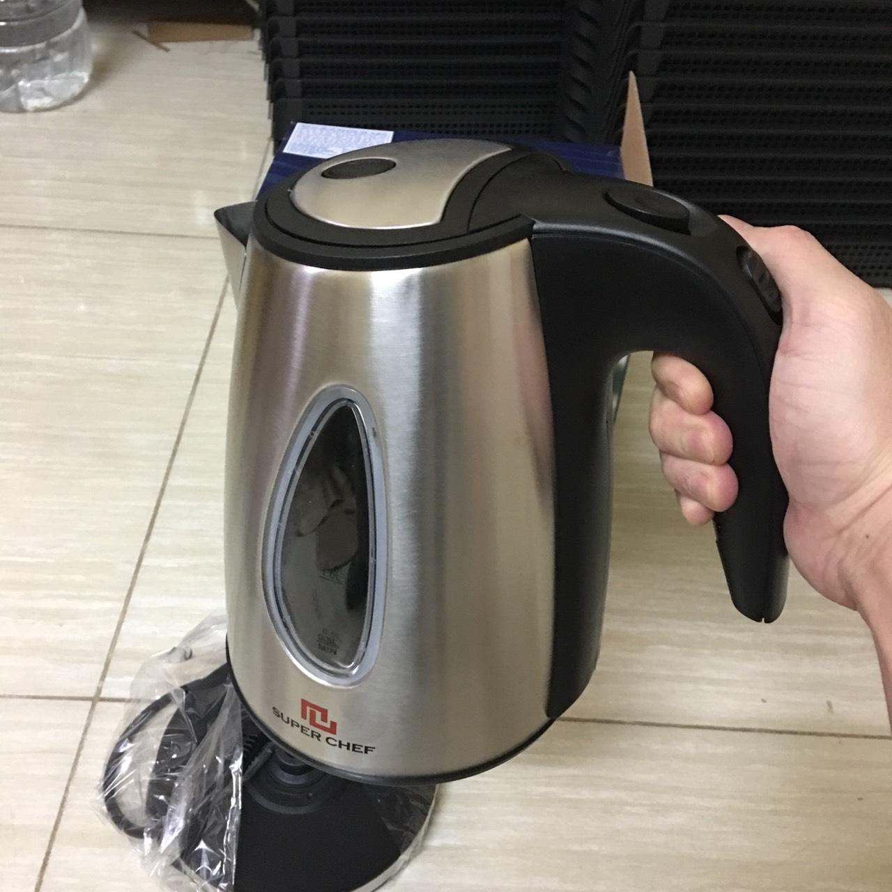 Bình đun siêu tốc 1.7L inox cao cấp SuperChef SC_KS1721