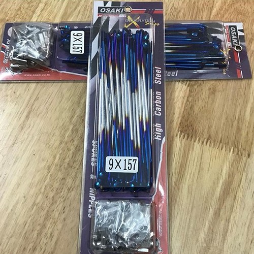 căm xe máy xanh trắng ex135 2 đĩa - 927