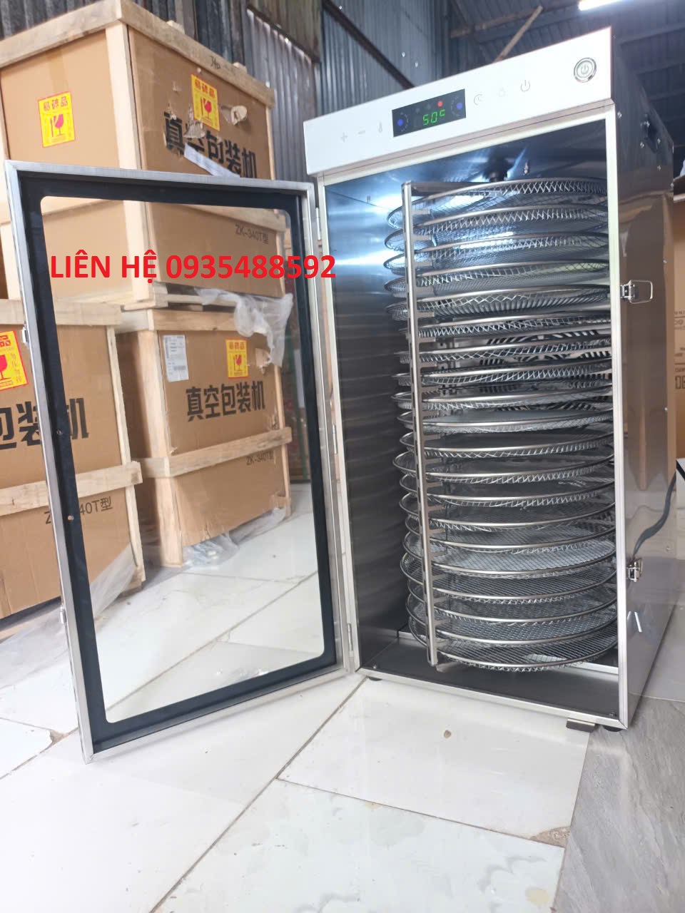 MẤY SẤY THỰC PHẨM UCK chính hãng-20 khay tròn giá rẻ,bảo hành 12 tháng