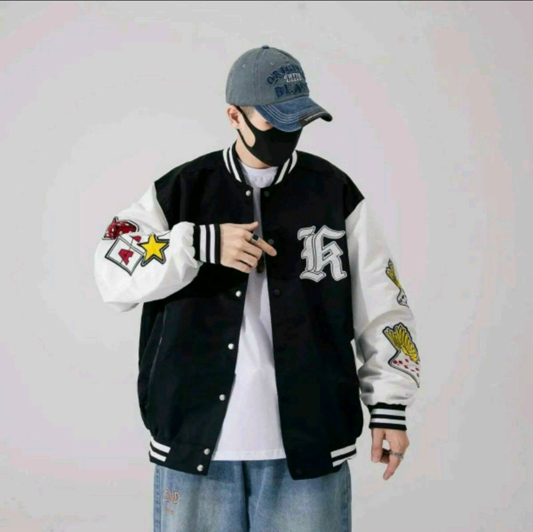 ÁO KHOÁC DÙ KIỂU BOMBER NAM IN HÌNH CỰC CHẤT-TP