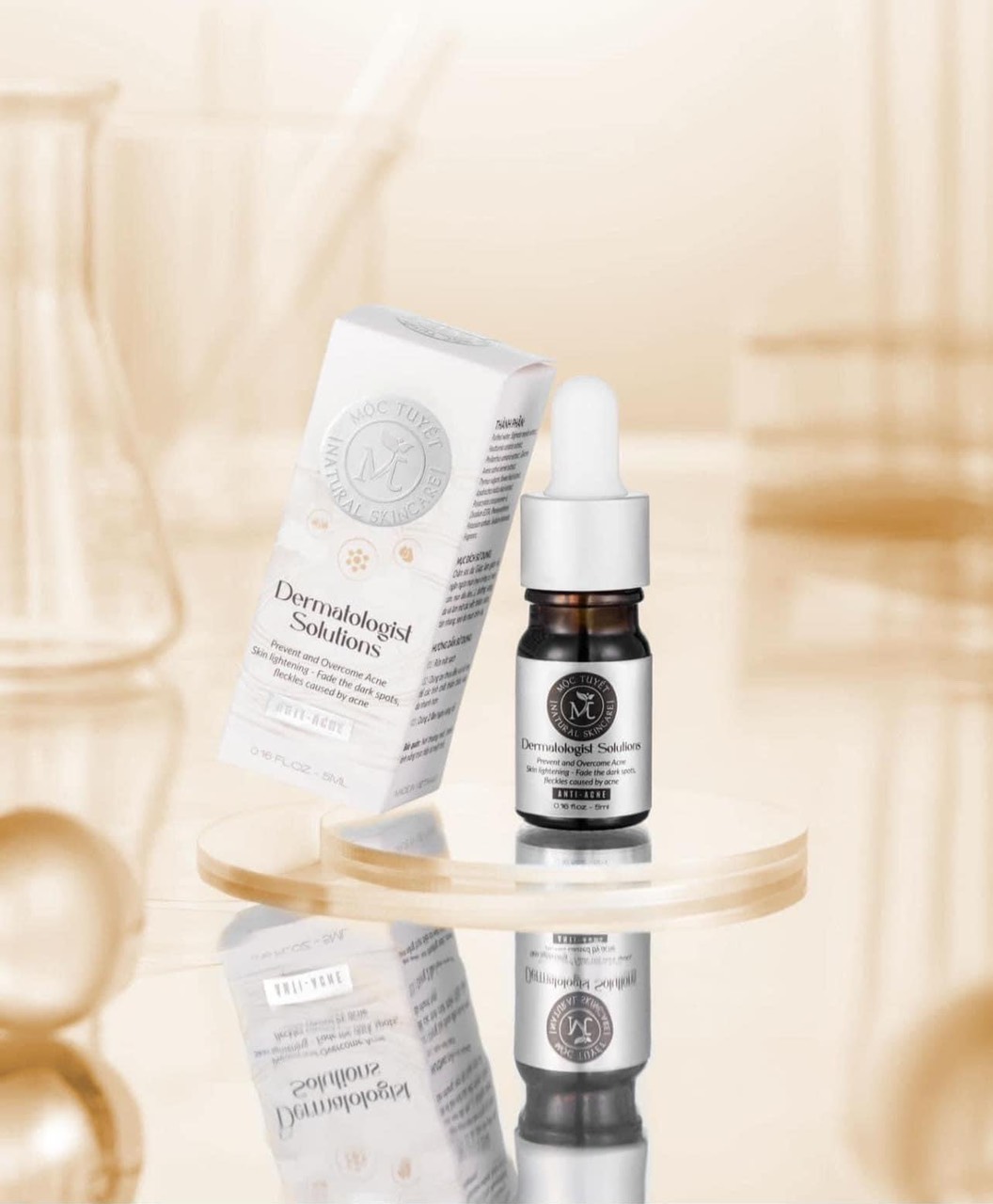 Huyết Thanh Mộc Tuyết xoá mụn giảm thâm làm sáng trắng da Cam Kết Chính Hãng