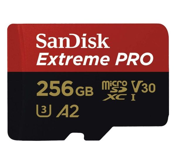 [HCM]Thẻ nhớ MicroSDXC SanDisk Extreme PRO A2 - 256GB V30 U3 Class 10 UHS-I 170MB/s ( Đỏ )- Hãng Phân Phối Chính Thức