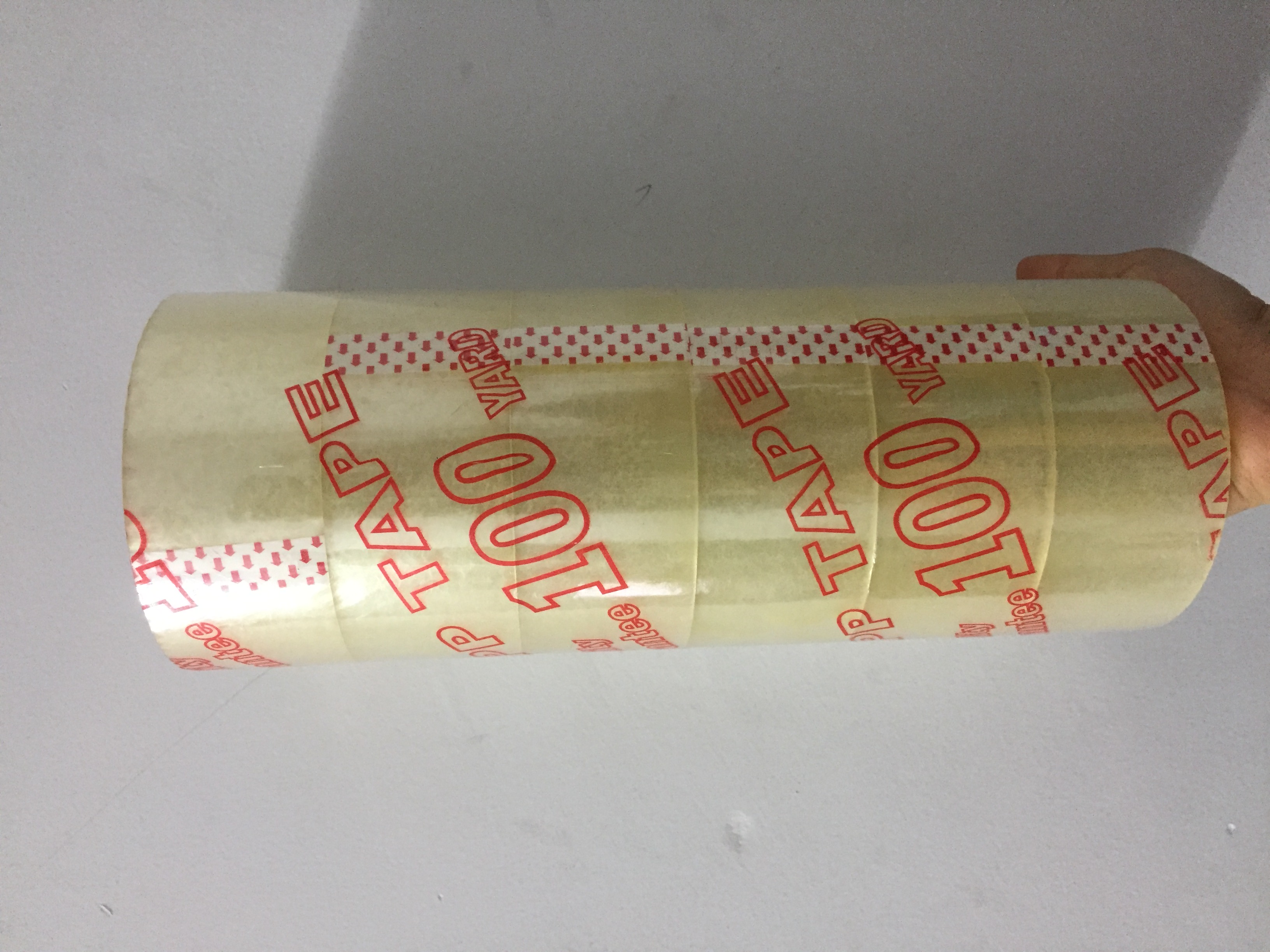 [RẺ] 1 CUỘN BĂNG KEO TRONG, ĐỤC 100 YARD