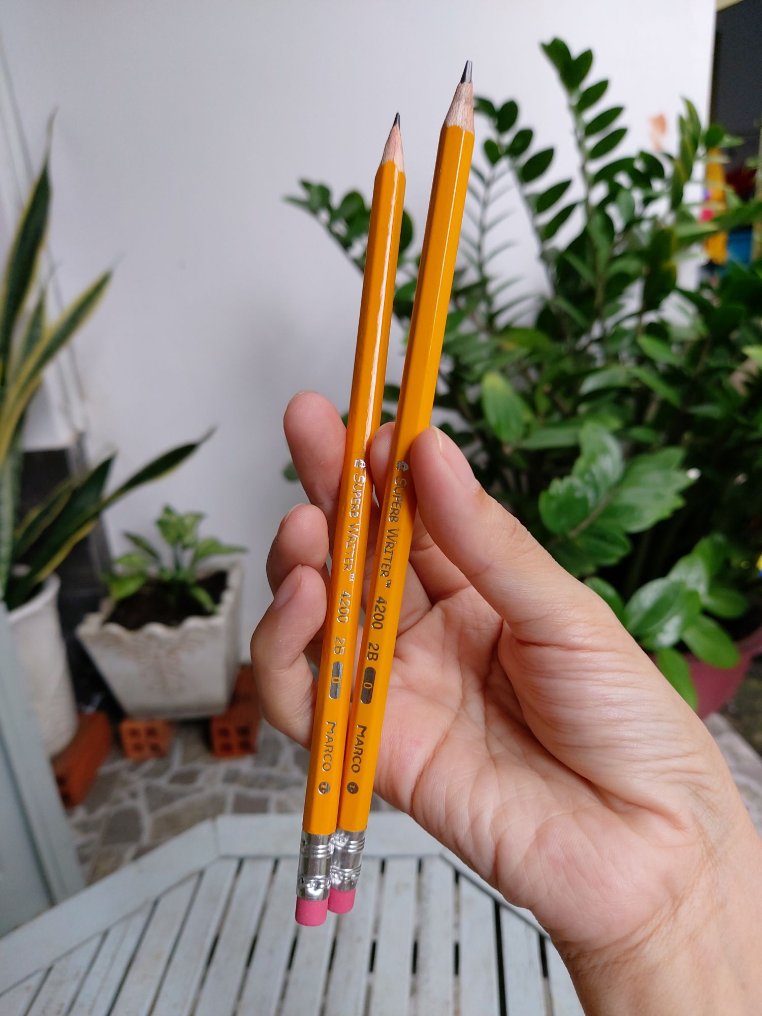 Hộp 12 cây bút chì 2B Marco 4200E ( chính hãng công ty )