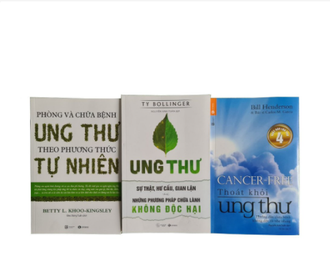 Combo Sách Sức Khỏe " Phòng và chữa bệnh ung thư theo phương pháp tự nhiên " - Trọn bộ 03 cuốn