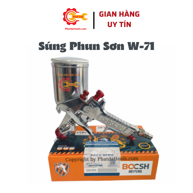 Súng Phun Sơn BOCSH W-71 Cao Cấp