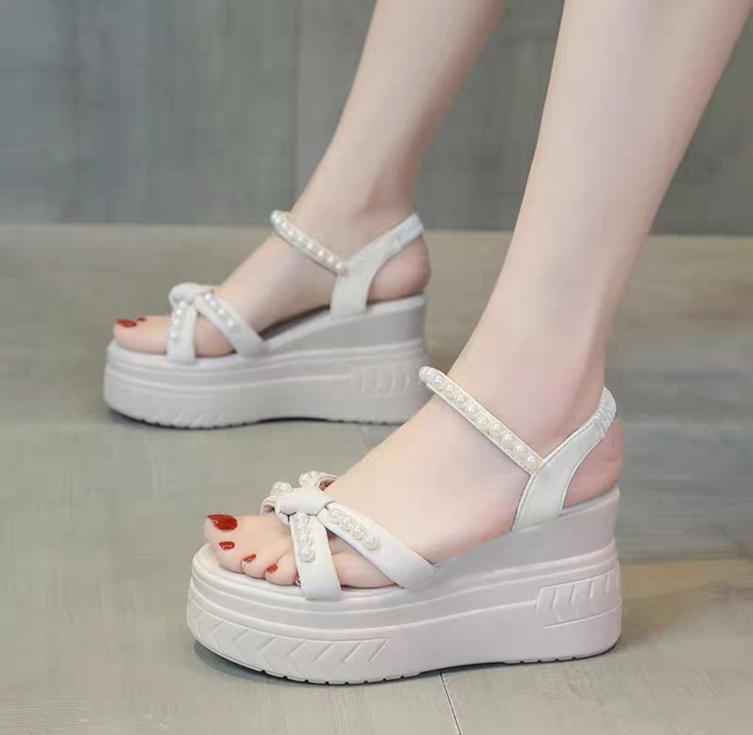 Sandal đế xuồng dây ngọc 9p
