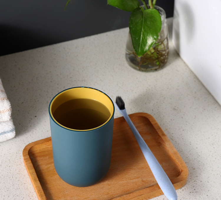 Cups toothbrush holder plastic barley