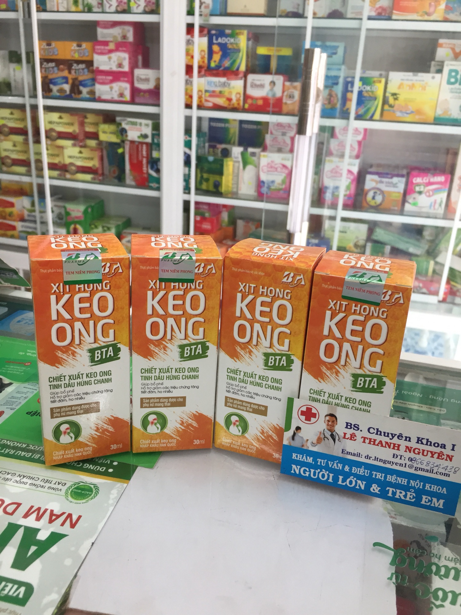 [HCM]✅(chính hãng)Xịt họng Keo ong BTA-bảo vệ hô hấp bé