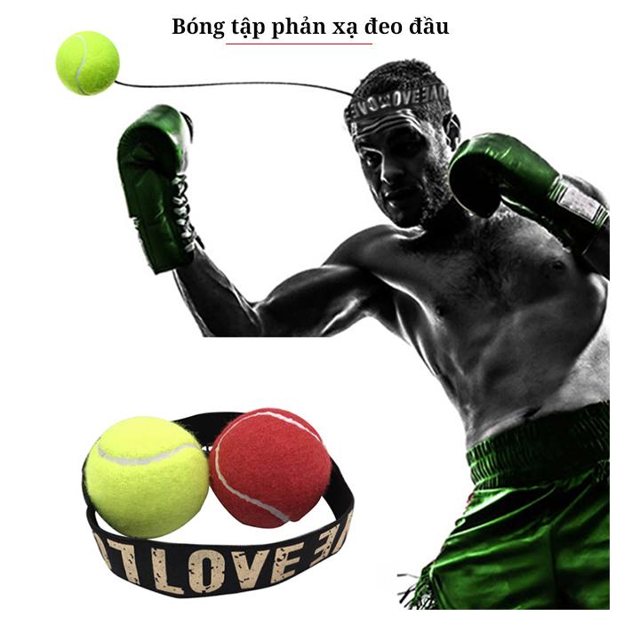 [HCM]Bóng đấm boxing tập phản xạ đeo đầu  FX301