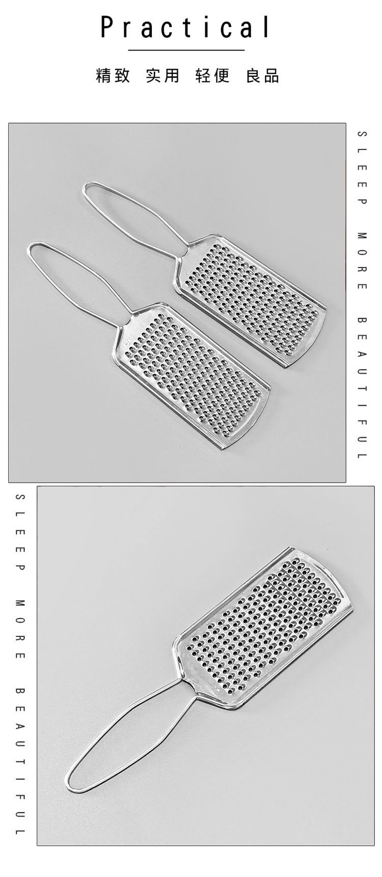 Dao Bào Đa Năng 2 Trong 1 (Bào Vỏ, Bào Sợi) Inox