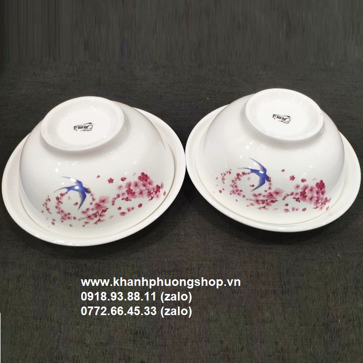 [HCM]bộ chén tô dĩa sứ - bộ chén tô dĩa sứ