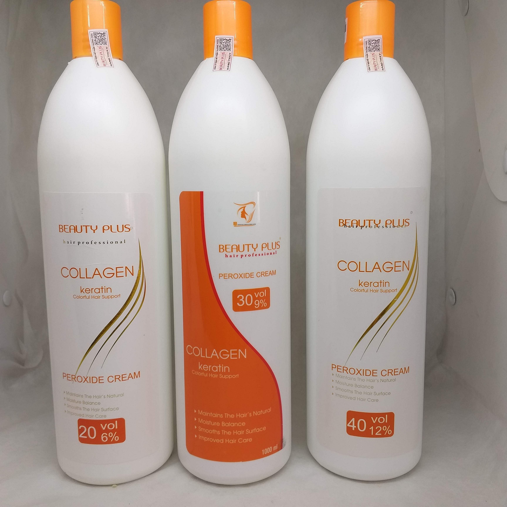 [HCM]OXY trợ nhuộm màu tóc không rát da đầu 1000ml Beauty Plus - 3% 6% 9% 12%