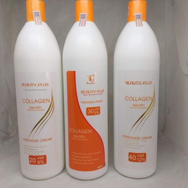 [HCM]OXY trợ nhuộm màu tóc không rát da đầu 1000ml Beauty Plus - 3% 6% 9% 12% nhập khẩu