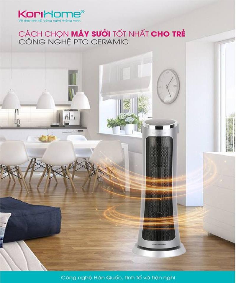 Máy sưởi Korihome EHK-102-S