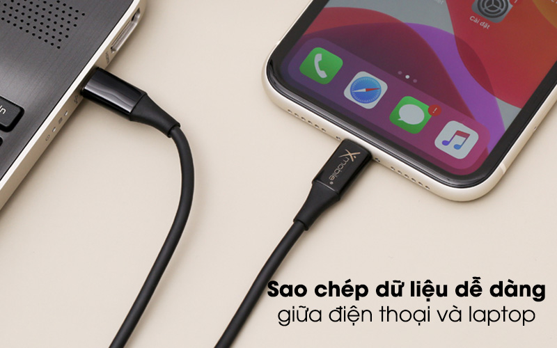 Cáp Type C - Lightning 1m Xmobile CL-PD01-1000 Đen ( Like New )