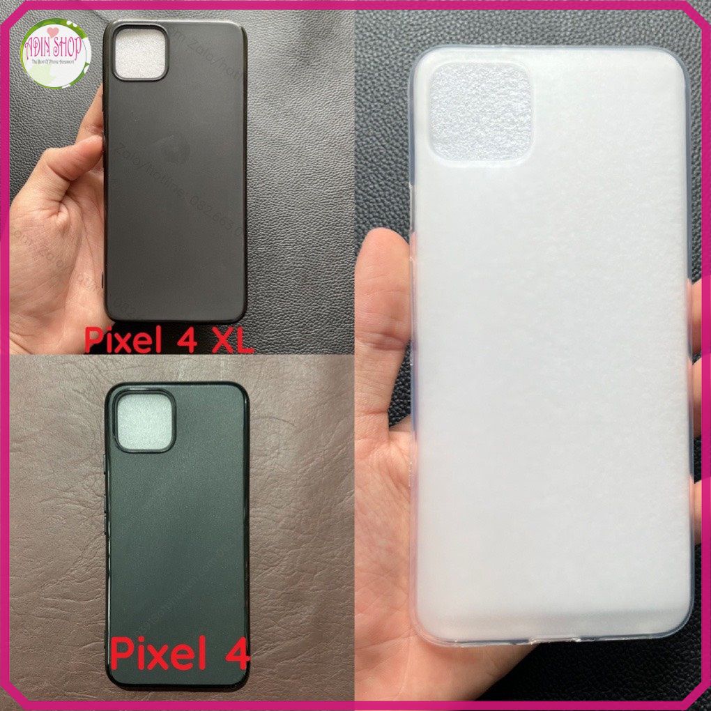 Ốp lưng Google Pixel 4 / Pixel 4 XL loại dẻo đen trơn TPU và loại dẻo trong nhám bền đẹp