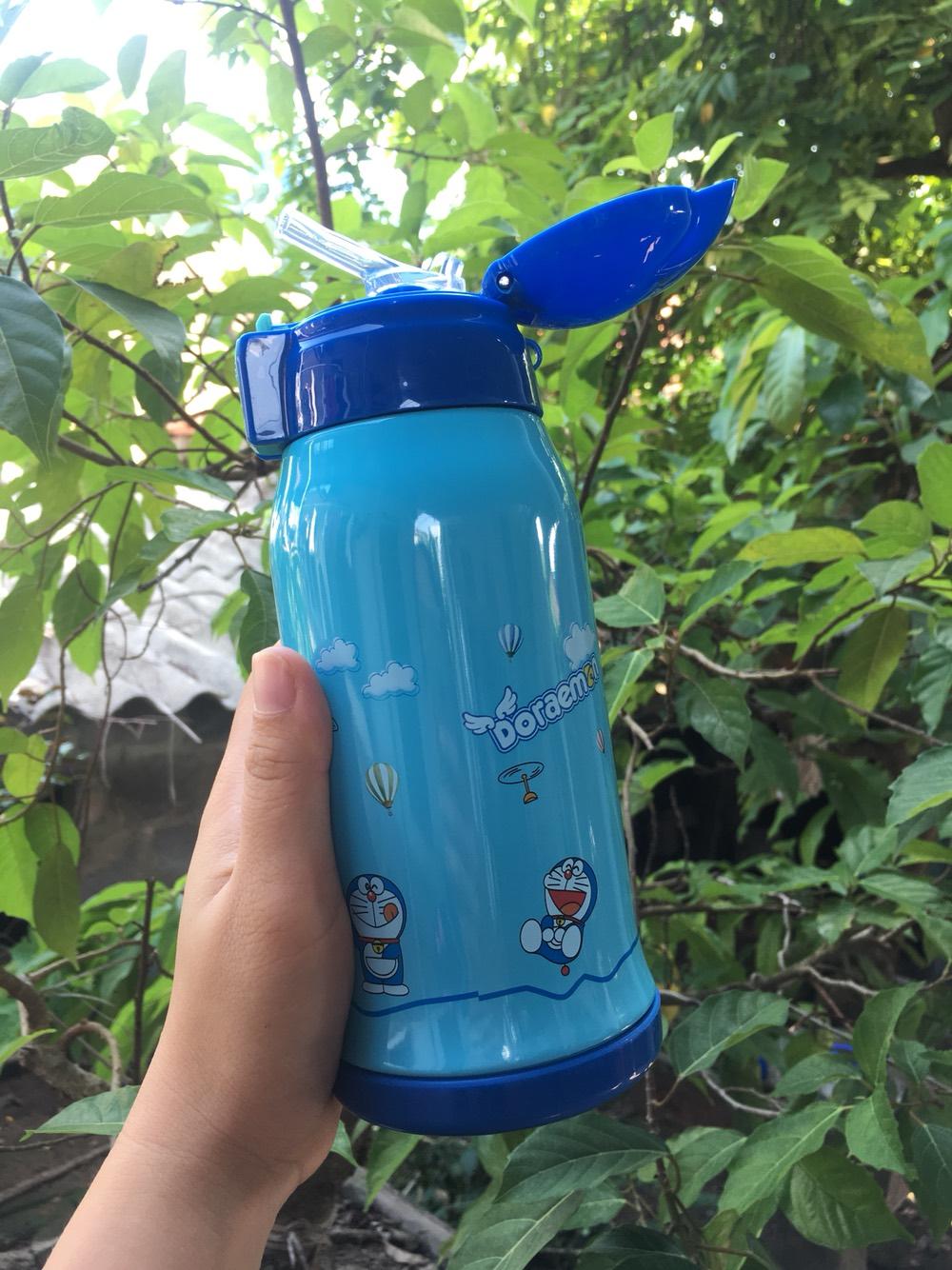 Bình Giữ Nhiệt Doremon có ống hút cho bé 500ml ( Siêu Khuyến Mãi)