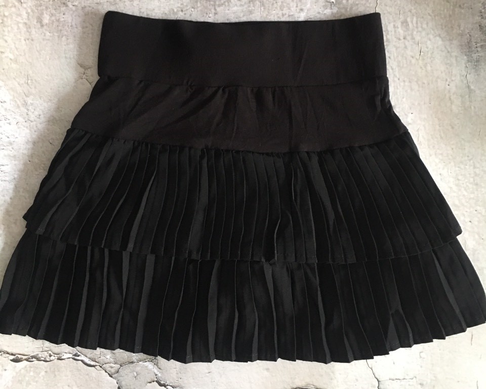 Chân váy 2 tầng xếp ly kèm ảnh thật