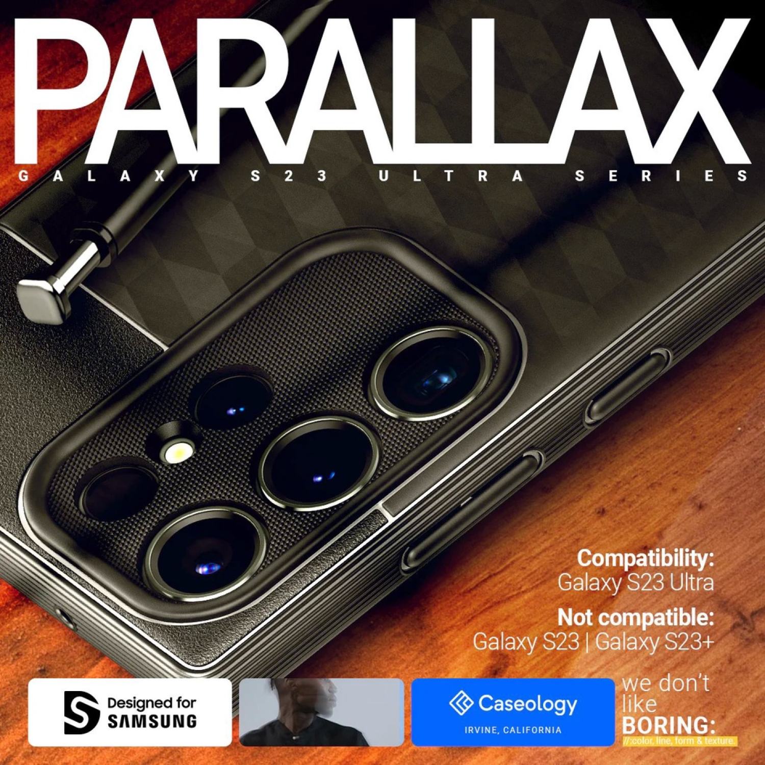 [LaoHac Store] Ốp Lưng Caseology Parallax Samsung S23 Ultra