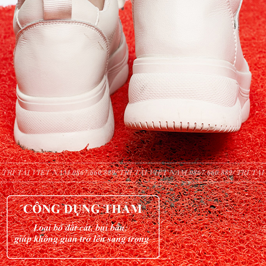 Thảm welcome chống trơn trượt, kích thước 40x60cm