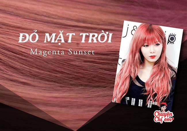 Combo Thuốc Nhuộm Màu Tóc Đỏ Mặt Trời + Oxy + Bột Tẩy Cao Cấp