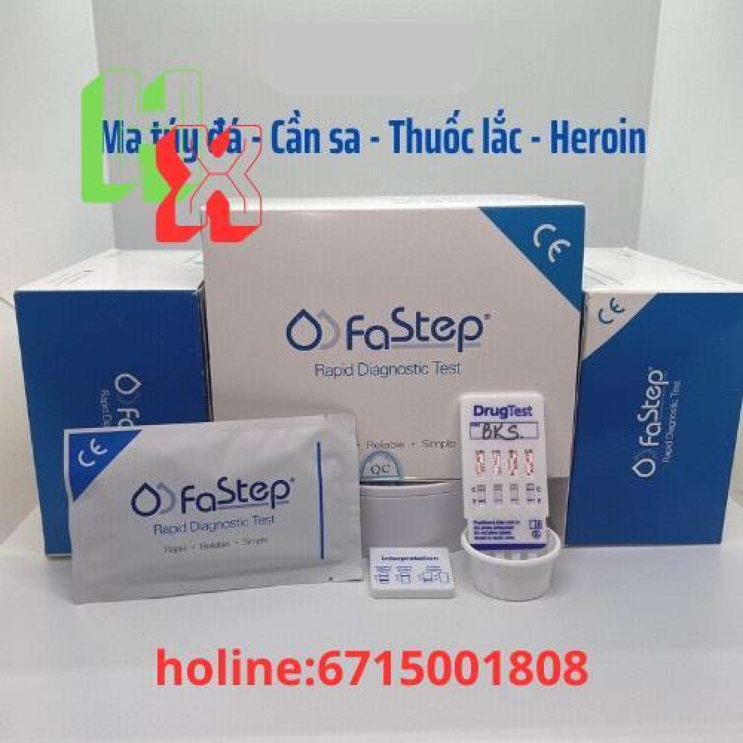 Que Test Thử Ma Túy 4 Chân Fastep USA (Cam Kết Hàng Chính Hãng)