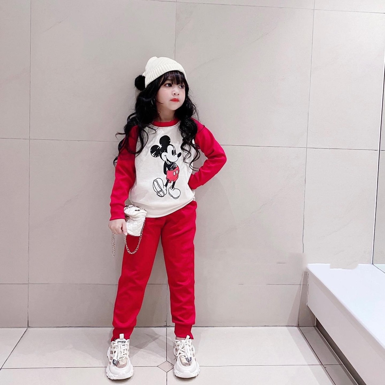bộ bé gái mickey 22-32kg