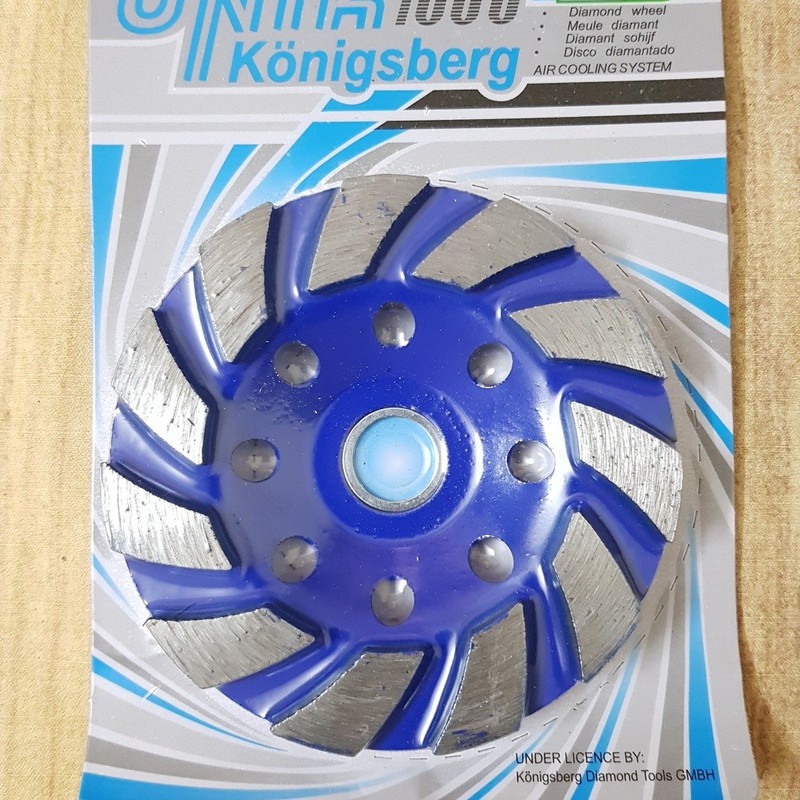 bát mài bê Tông UNNIK D100mm/4'' lắp cho máy cắt mài cầm tay