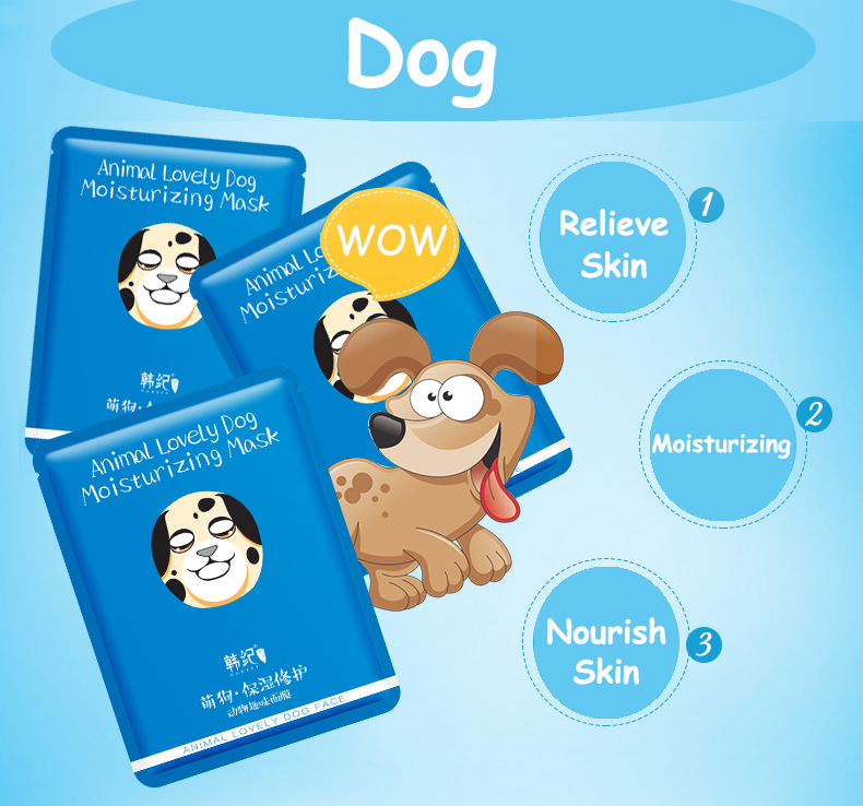 [HCM]{COMBO 2 MẶT NẠ}GADO MẶT NẠ DƯỠNG DA HÌNH THÚ – Animal Mask HANKEY
