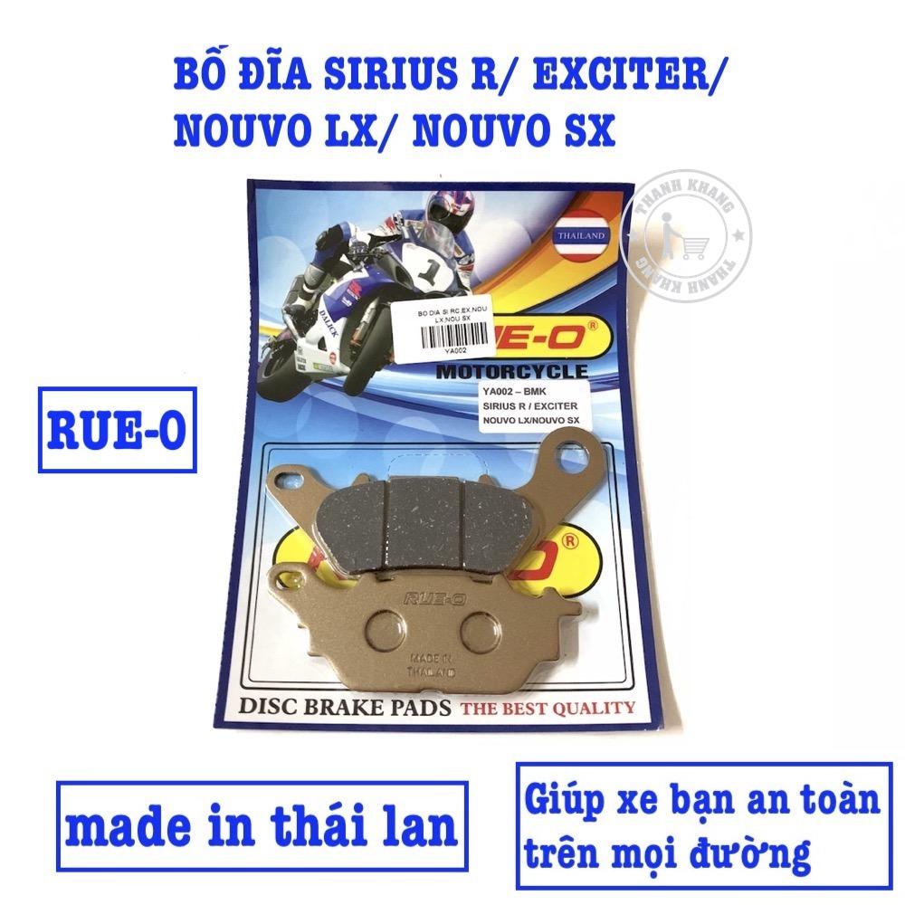 [HCM]bố thắng đĩa sirius R exciter nouvo Lx nouvo Sx trước RUE-O cho sản xuất thái lan thanh khang YA002