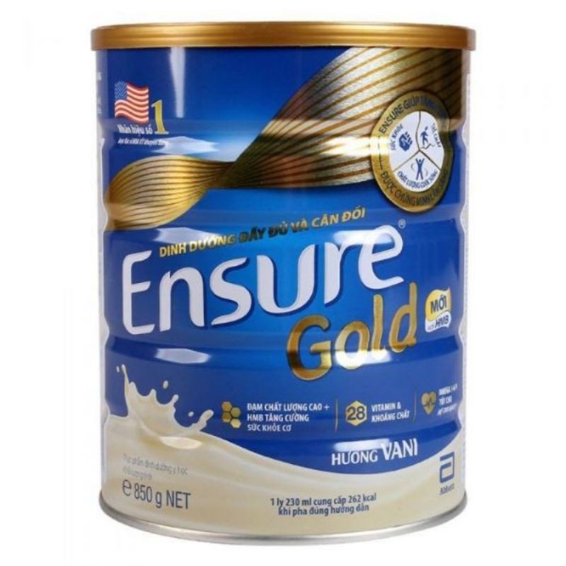 Sữa bột Abbott Ensure Gold hương vani 850g