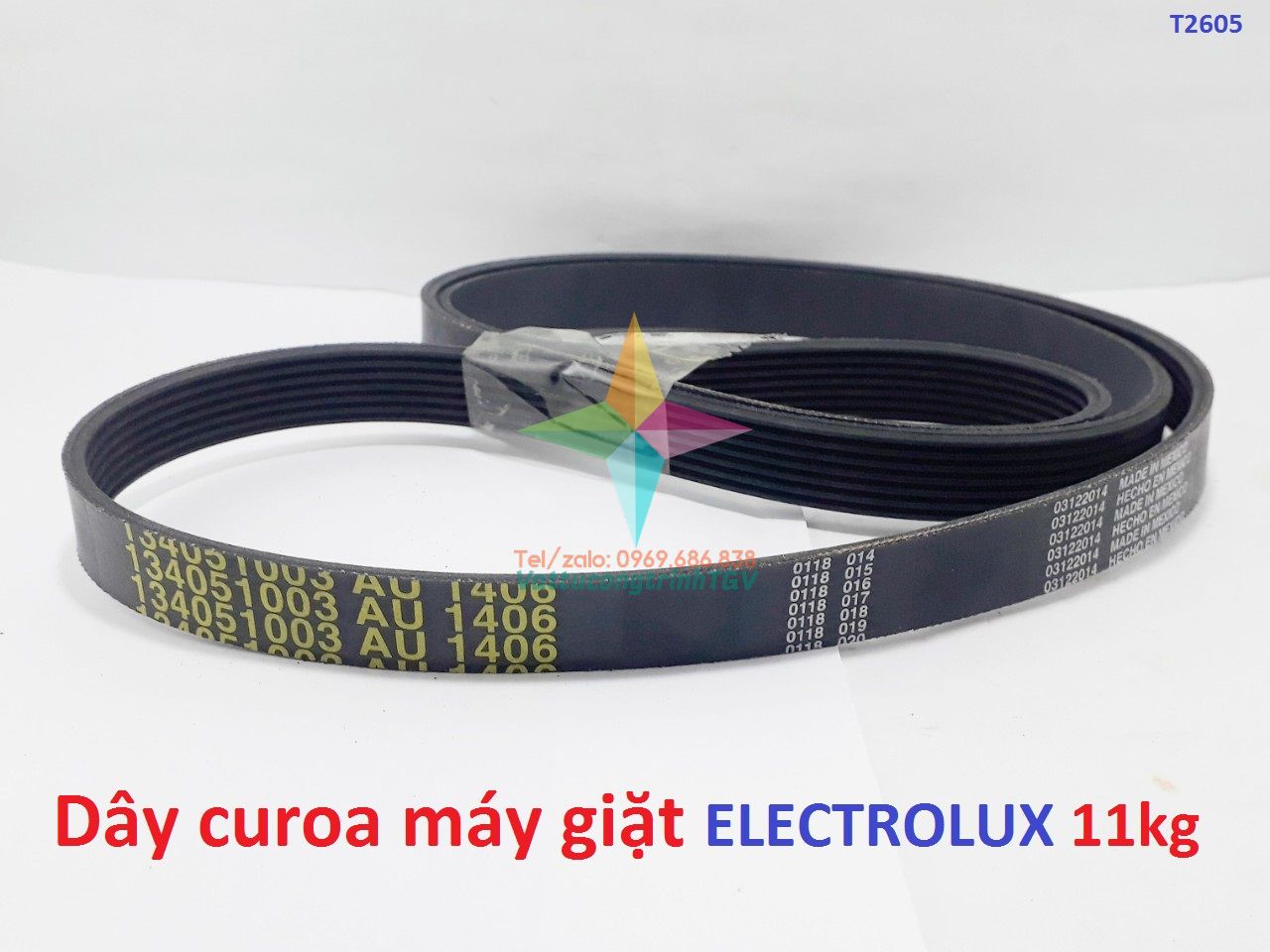Dây curoa máy sấy electrolux model ewf1114 - 11kg