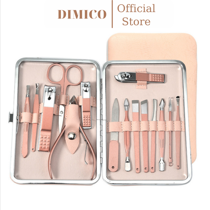 Bộ cắt móng tay cho bé chân cao cấp bộ kềm cắt móng tay 18 món  DIMICO SL45