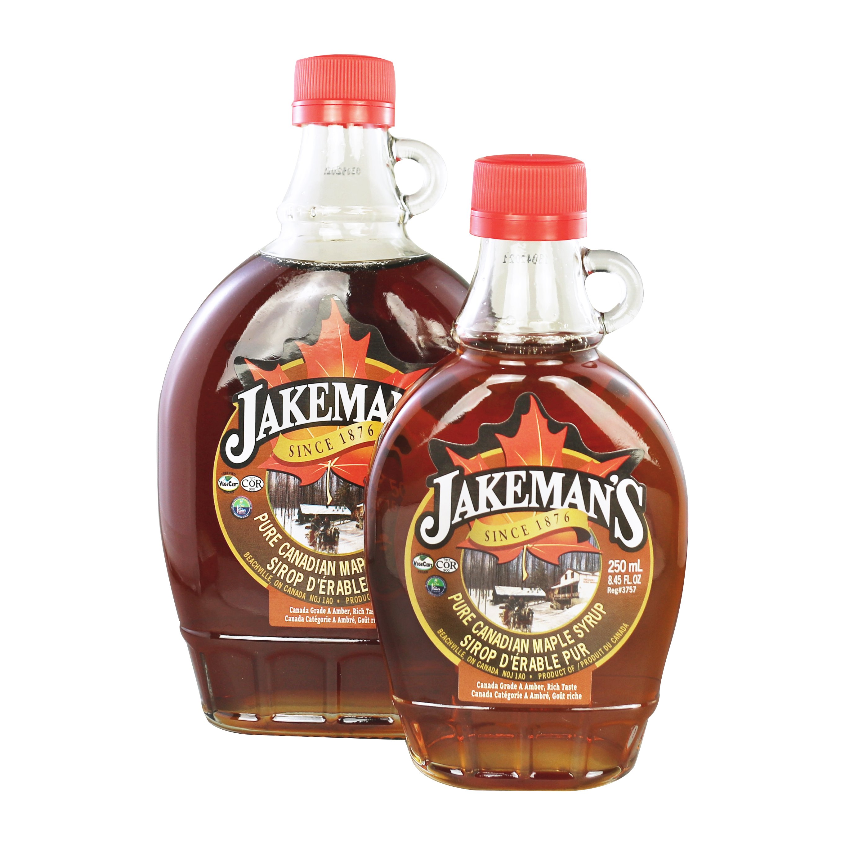 Siro Lá phong JAKEMAN CANADA - JAKEMAN's Maple Syrup 250ML