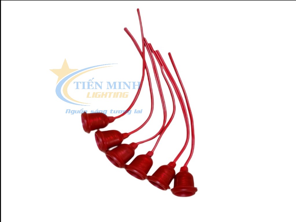 Đui đèn bóng trái ớt E12, loại mềm/cứng