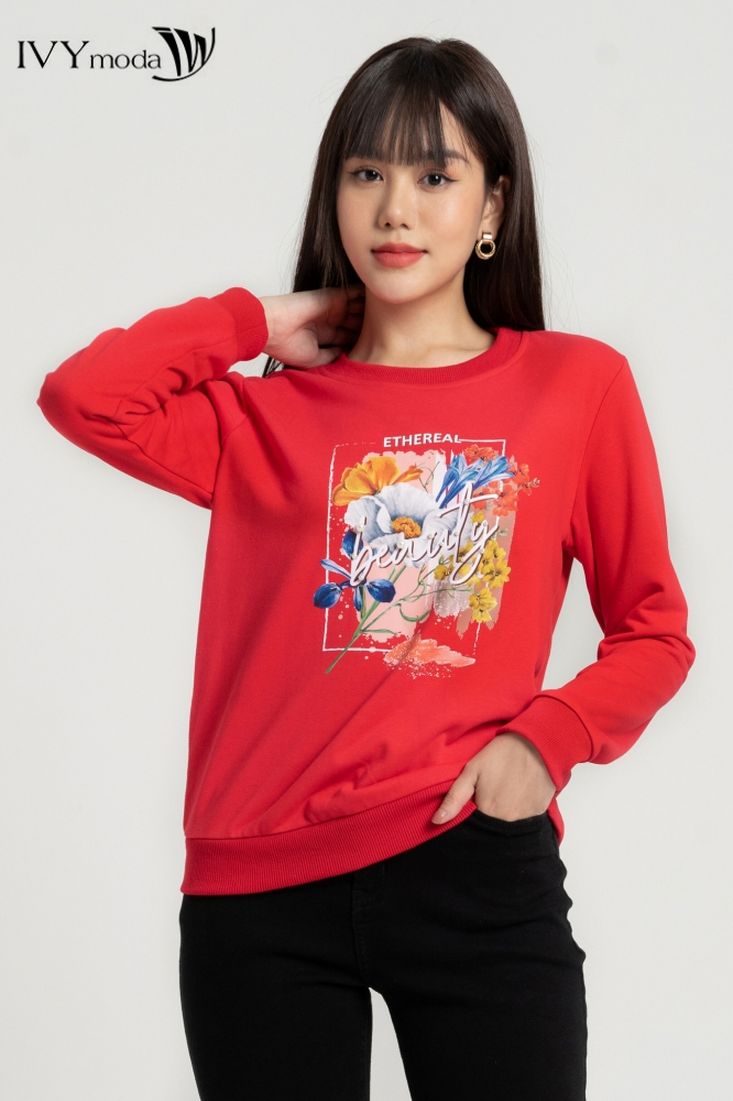 Áo thun in họa tiết IVY moda MS 58M7939