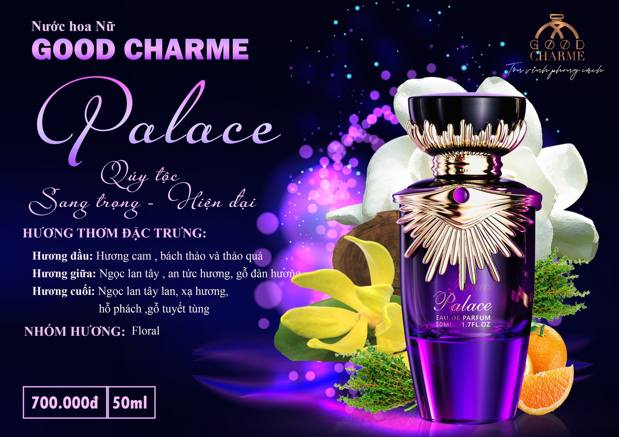 Nước Hoa Nữ Good Charme Palace 50ml