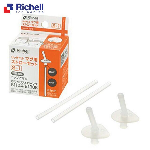[HCM]Ống hút thay thế cốc tập uống Richell