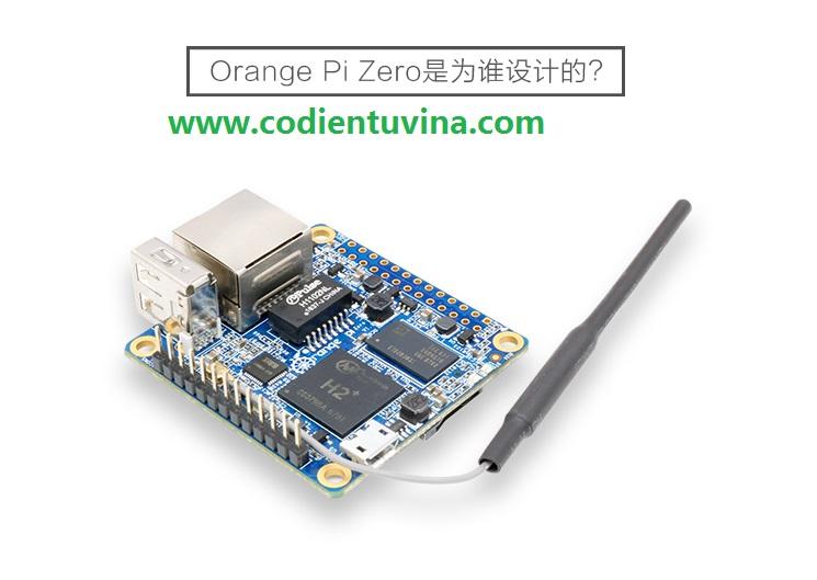 Máy Tính Nhúng Orange Pi Zero Chip H2 RAM 256