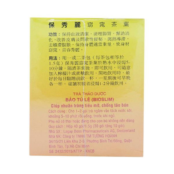Trà  giảm cân Bảo Tú Lệ