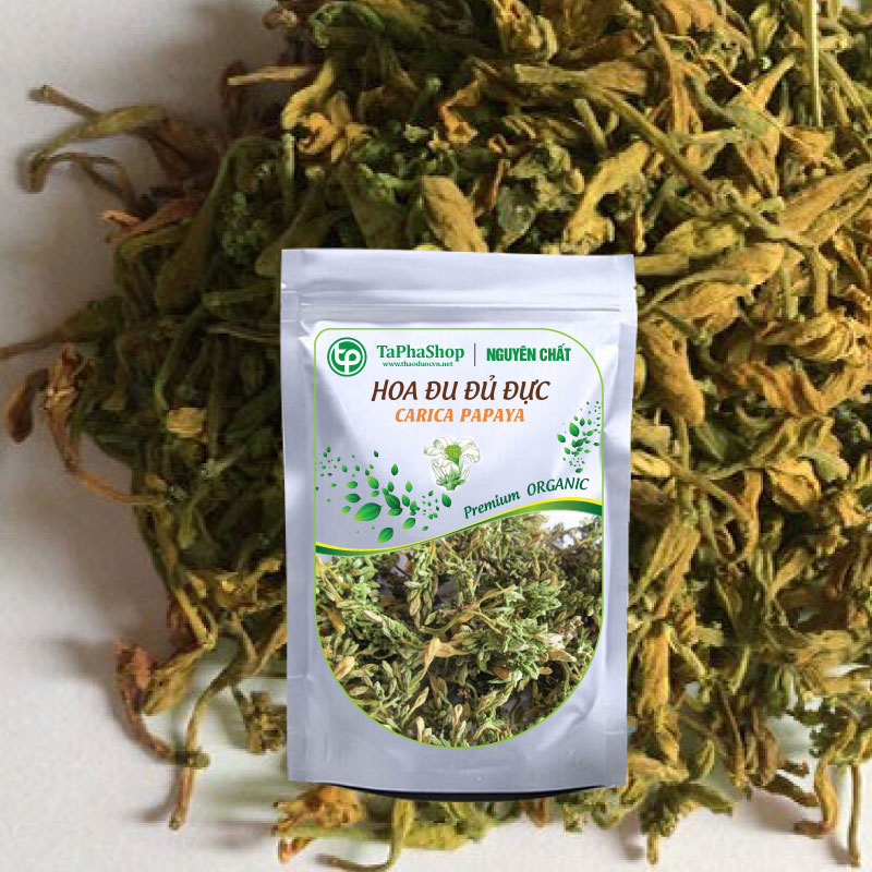 Hoa đu đủ đực khô 100g - Dược tấn phát