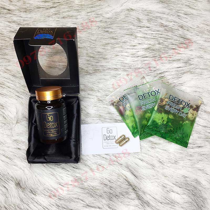 GIẢM CÂN GO DETOX (TẶNG DETOX, ĐỦ TEM)