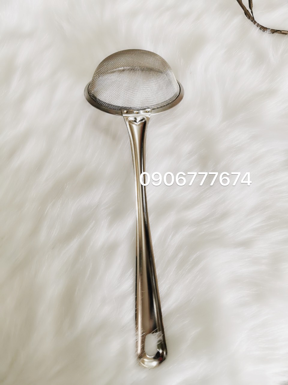 Dụng cụ vớt bọt inox sâu/ rây lọc cặn inox