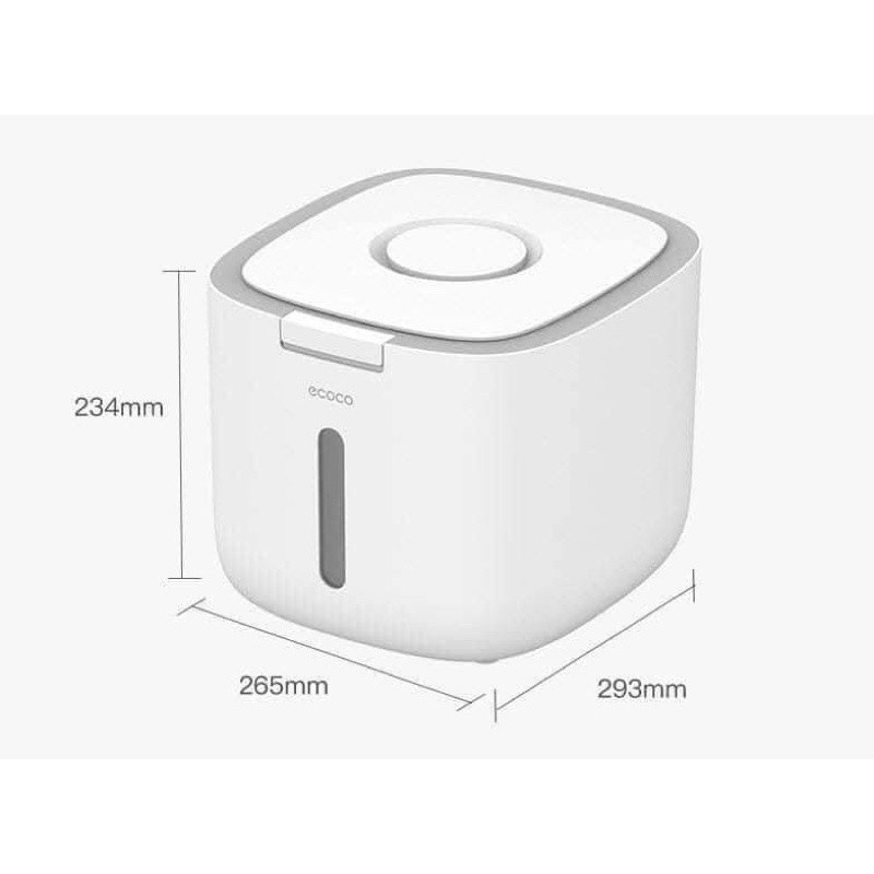 [CHÍNH HÃNG] Thùng Gạo Ecoco 10Kg Cao Cấp