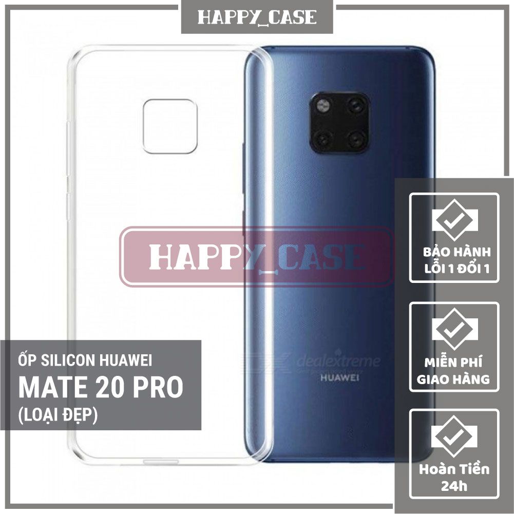 Ốp Lưng Điện Thoại Huawei Mate 20 Pro Thin Transparent Silicon