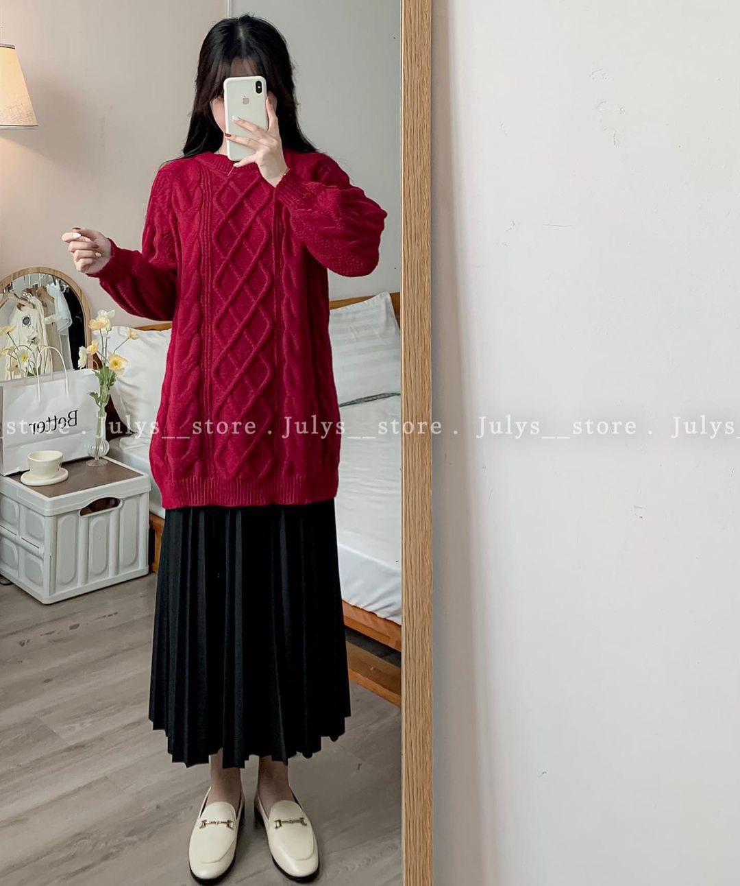 Áo len thừng oversize Chất len dày dặn Hàng QC