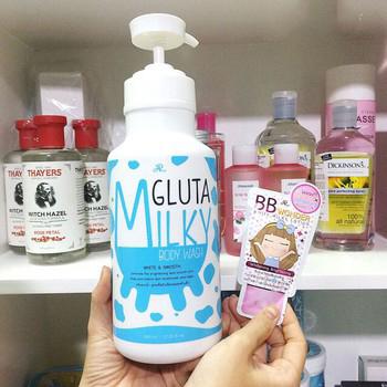 Sữa tắm Milky Gluta Aron Thái Lan 800ml