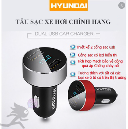 Tẩu sạc Hyundai HY-36C